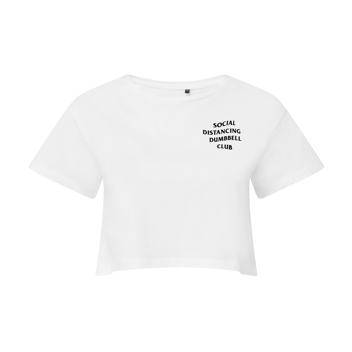 'SDDC' CROPPED TEE - WHITE