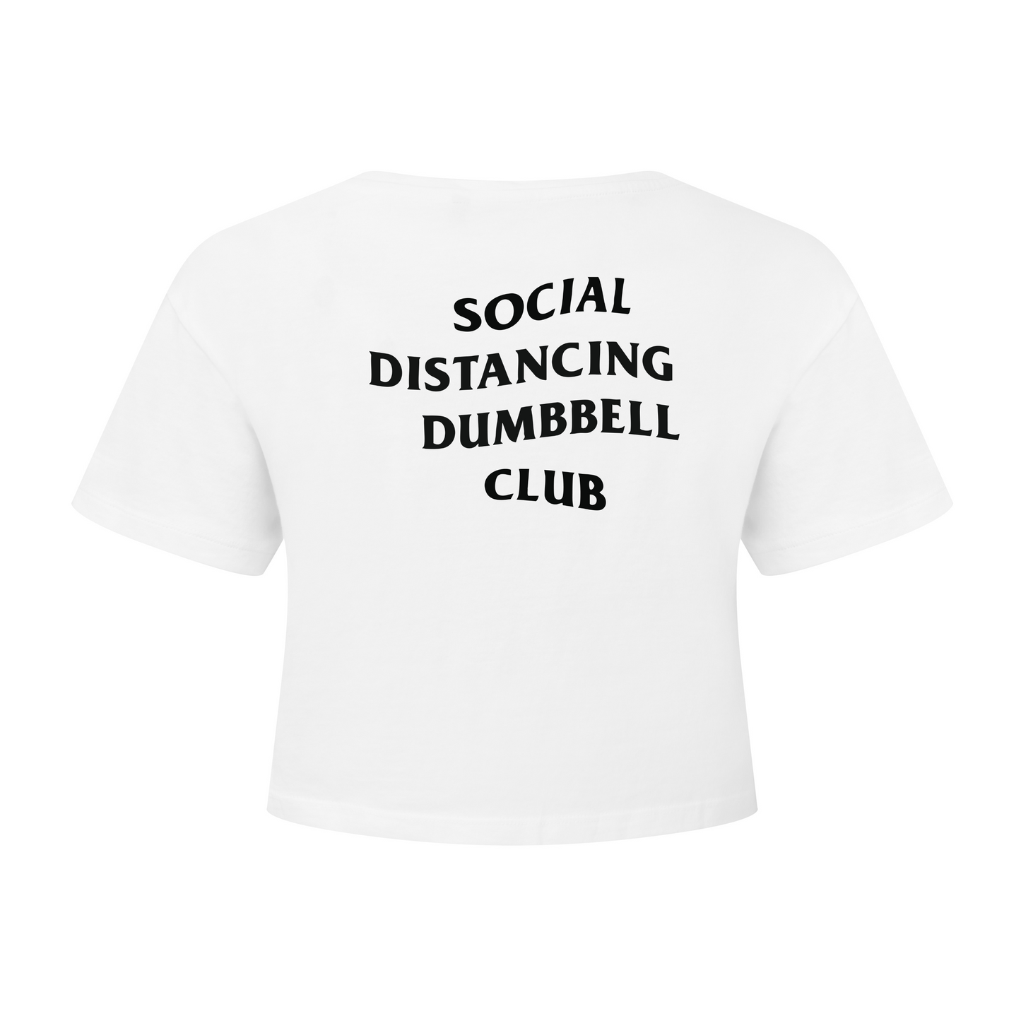 'SDDC' CROPPED TEE - WHITE