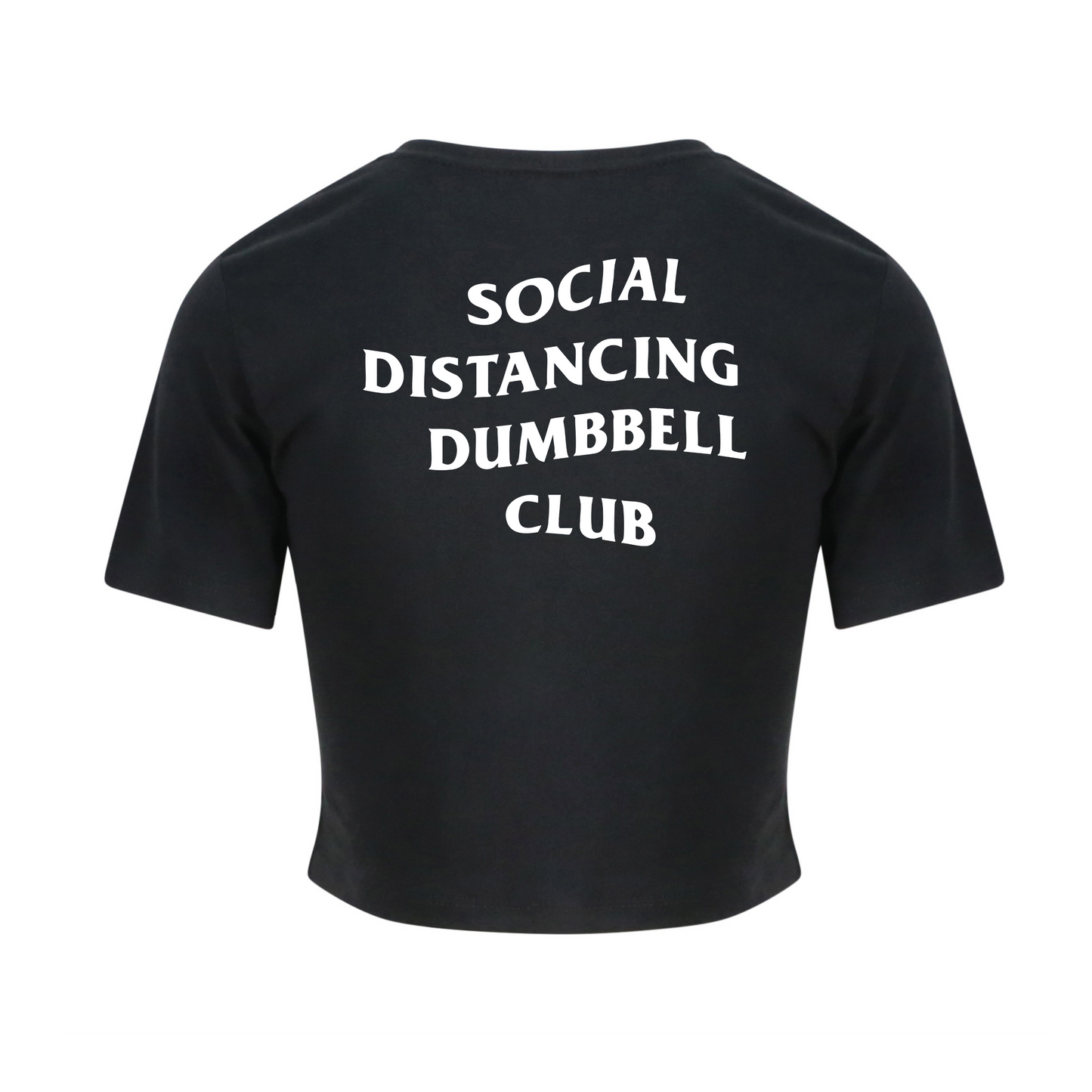 'SDDC' CROPPED TEE - BLACK