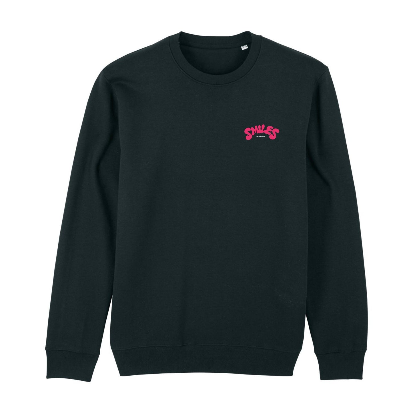 'SMILES PER HOUR FUN CLUB' HEAVYWEIGHT SWEATSHIRT - BLACK