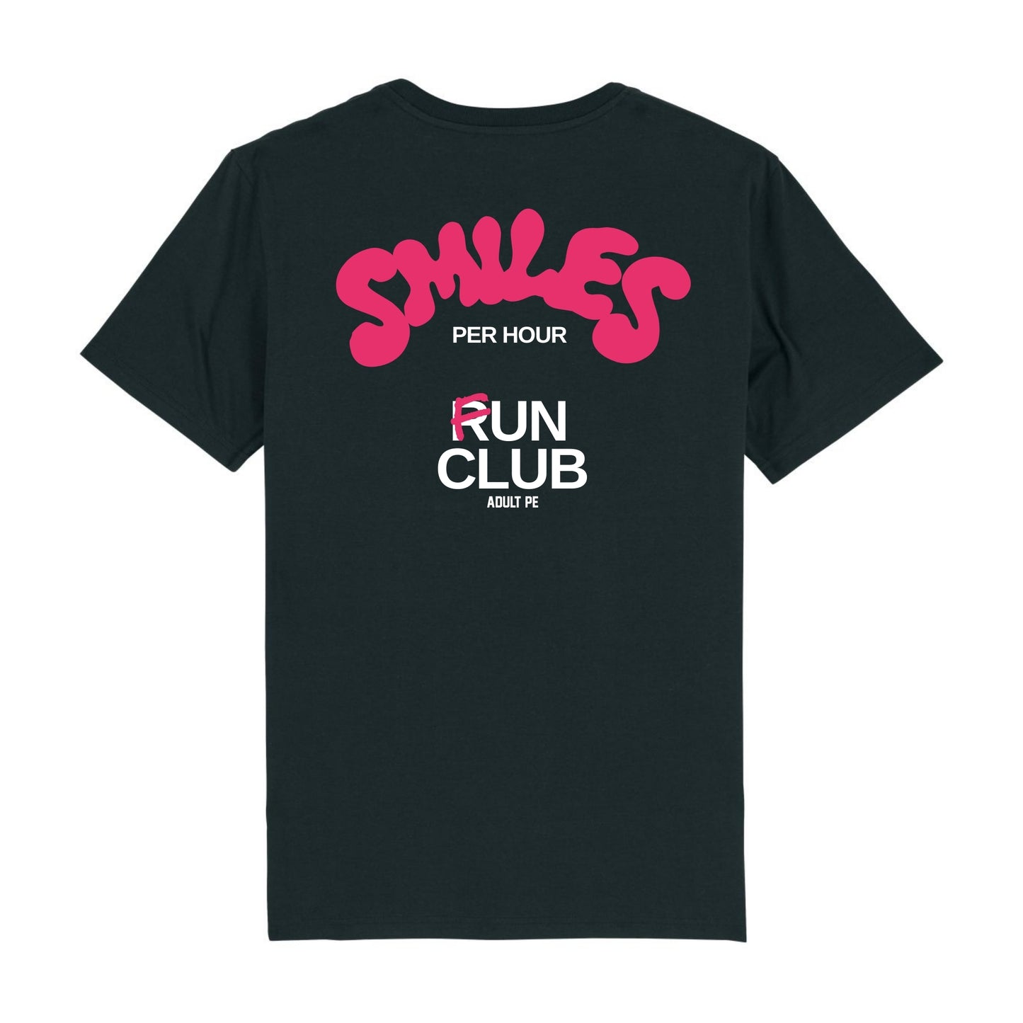 'SMILES PER HOUR FUN CLUB'- BLACK TEE