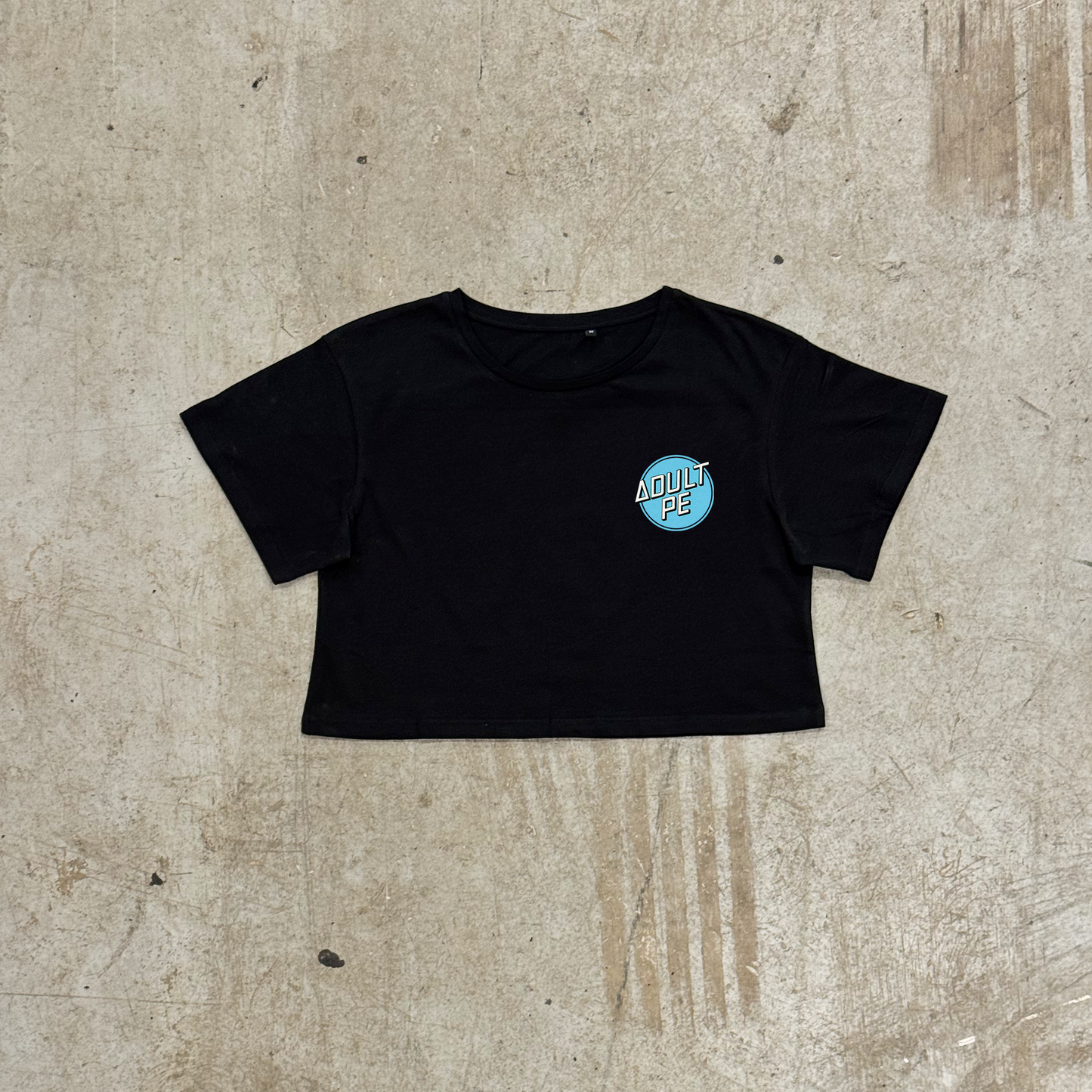 'CRUZ CONTROL' Black Crop - Womens