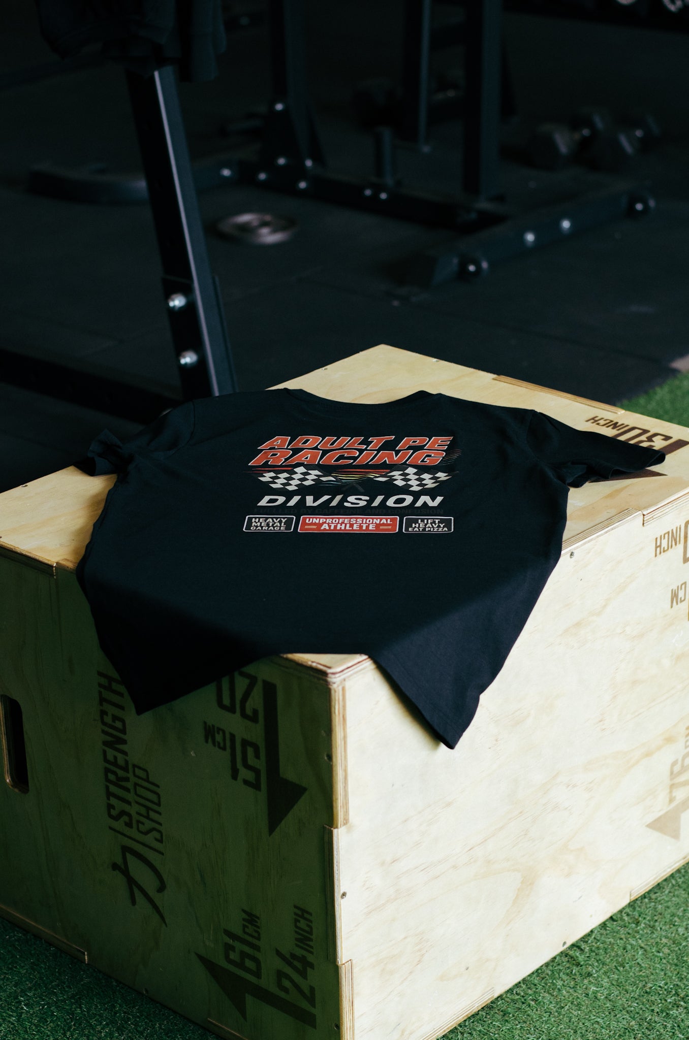 Adult PE Racing Division Lightweight Tee - Black