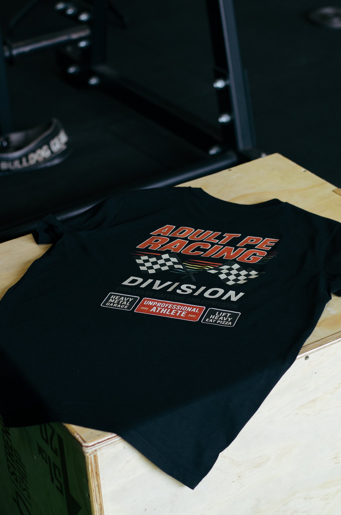 Adult PE Racing Division Lightweight Tee - Black