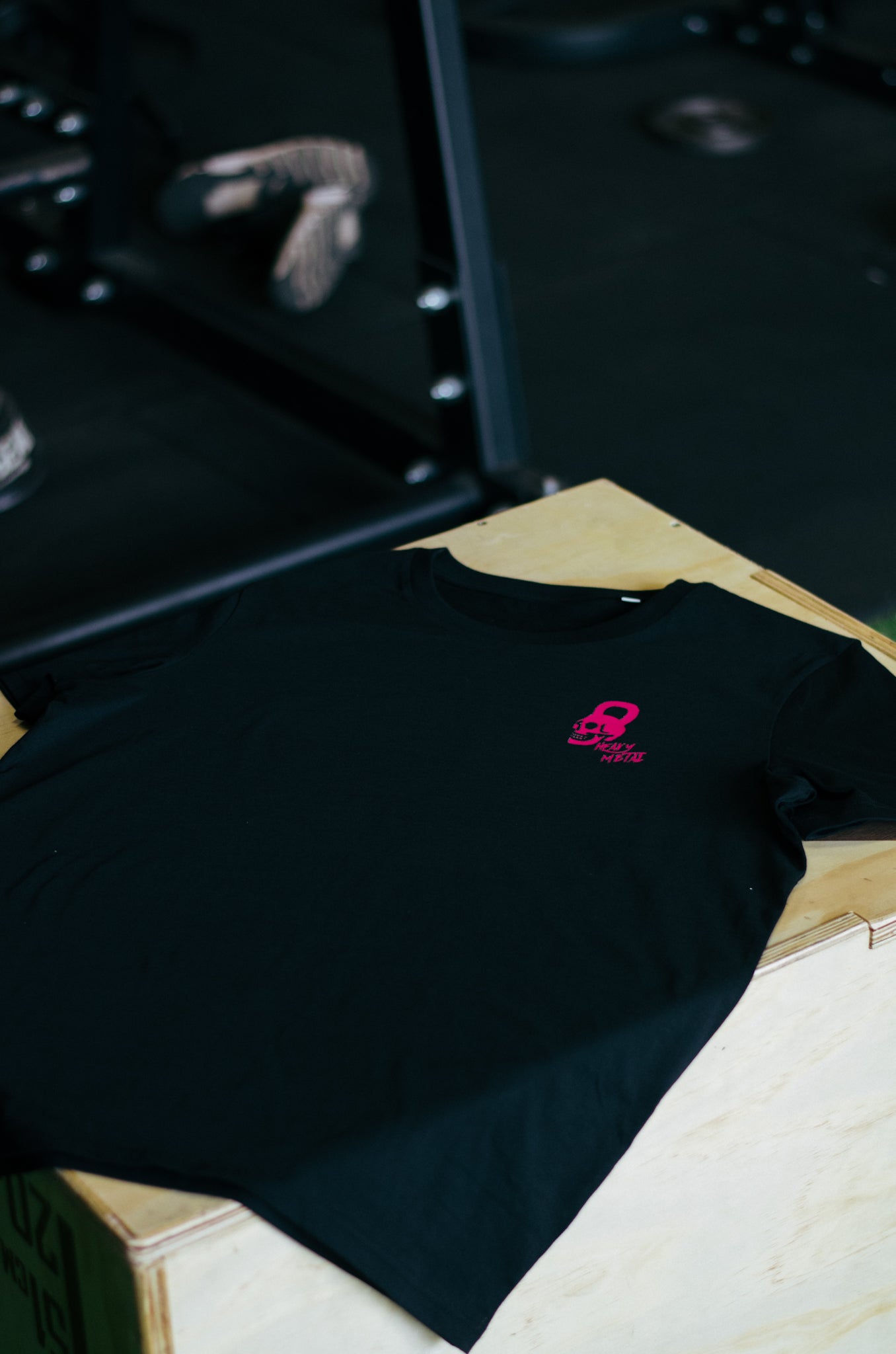 Pink Heavy Metal Lightweight Tee - Black