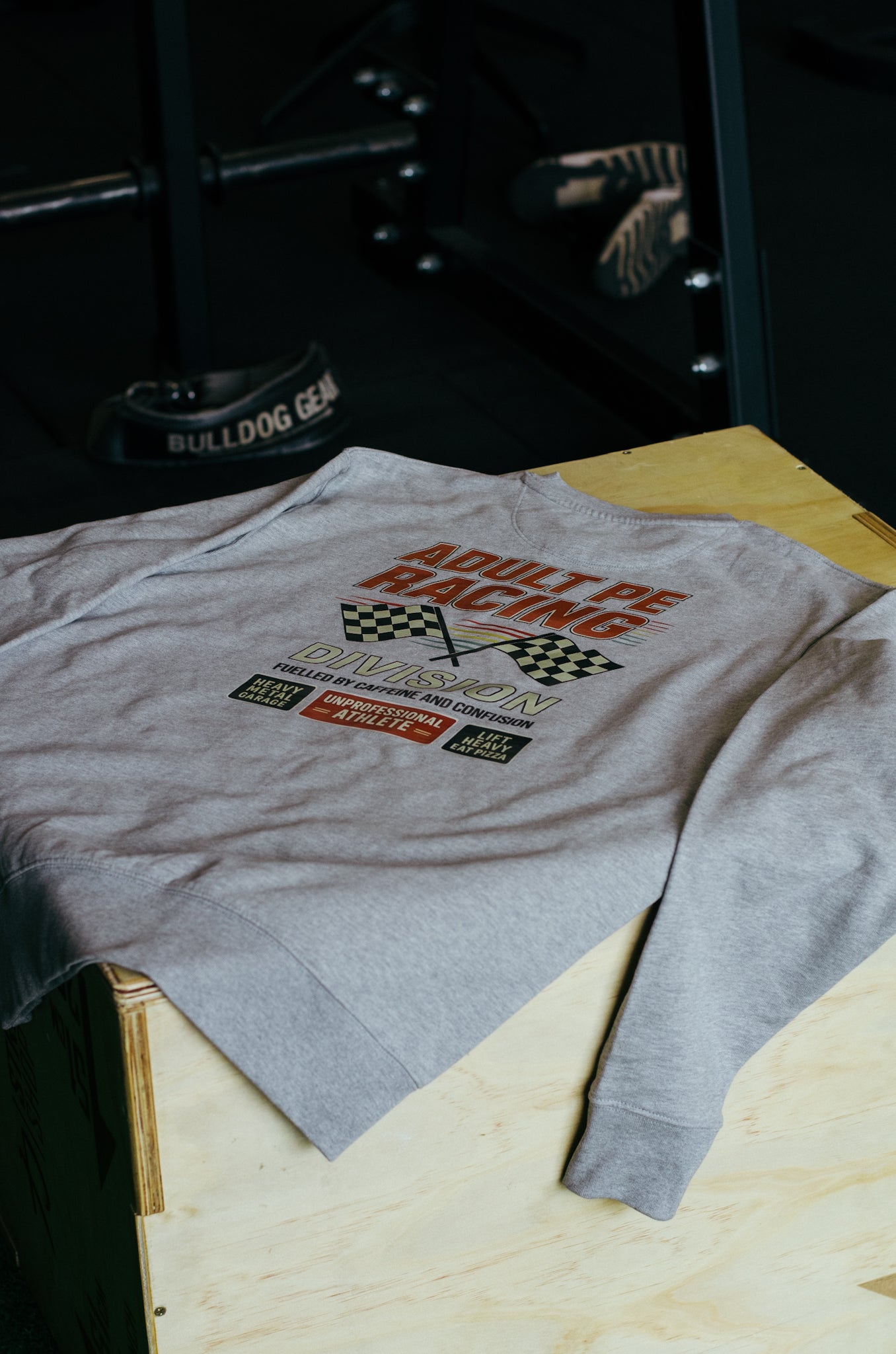 Adult PE Racing Division Sweatshirt - Grey