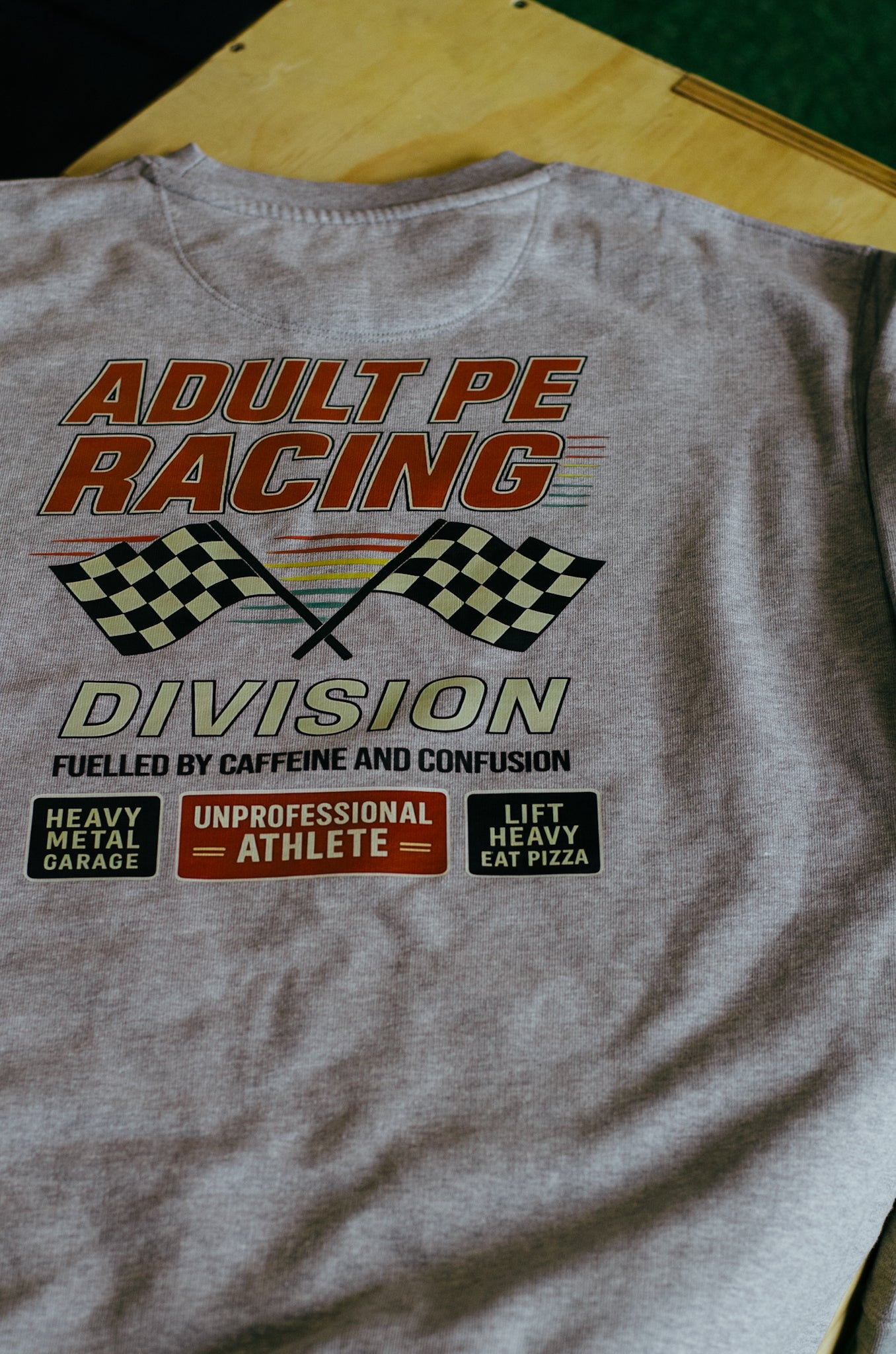 Adult PE Racing Division Sweatshirt - Grey