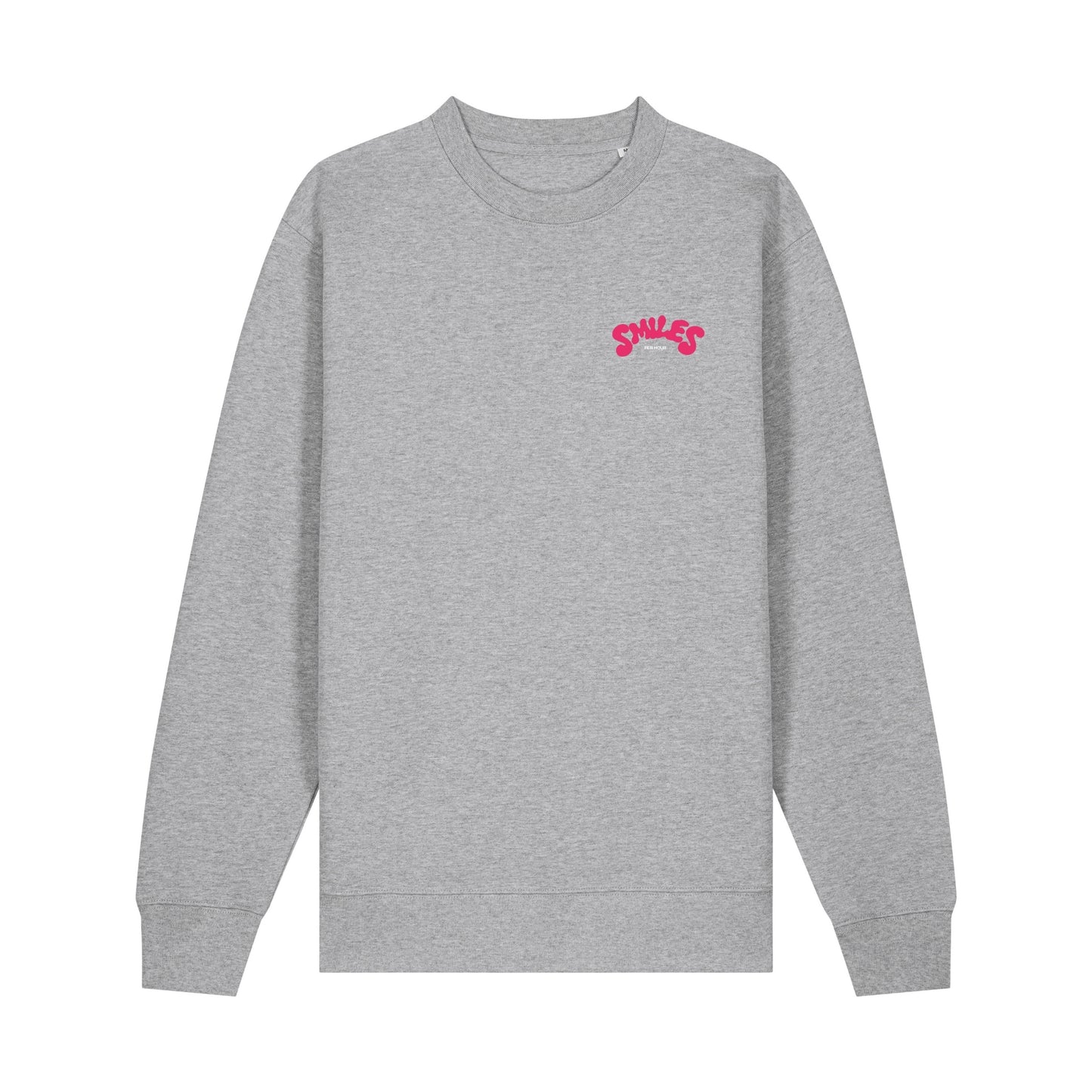 'SMILES PER HOUR FUN CLUB' HEAVYWEIGHT SWEATSHIRT - GREY