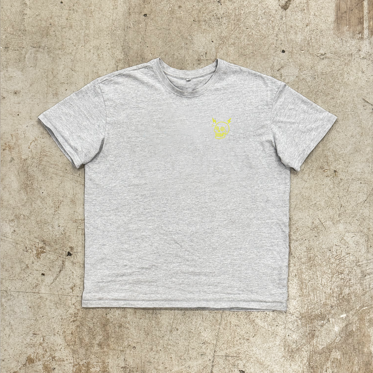 'LIFT HEAVY DON'T DIE'- OVERSIZED HEAVY TEE GREY