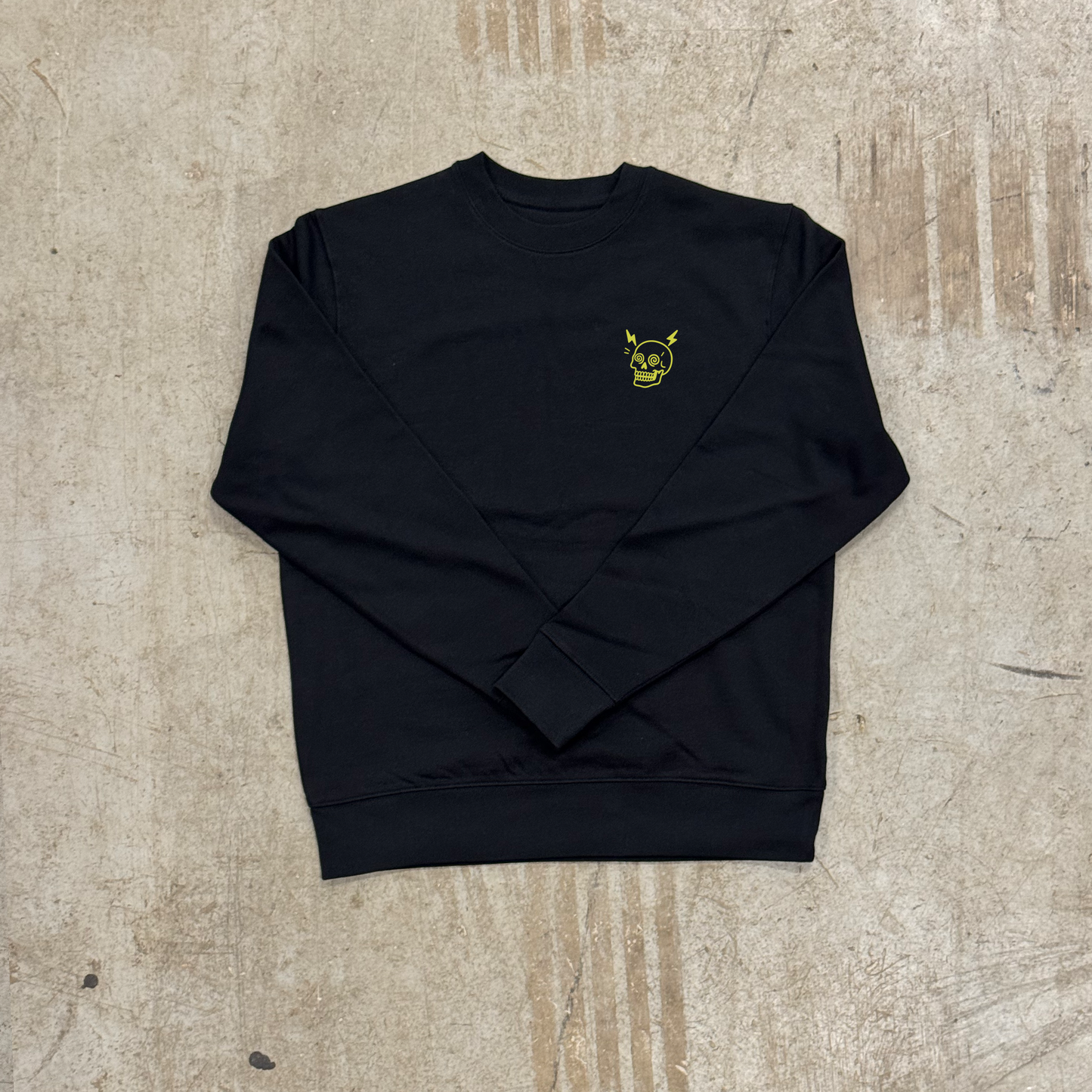 'LIFT HEAVY DON'T DIE' HEAVYWEIGHT SWEATSHIRT - BLACK