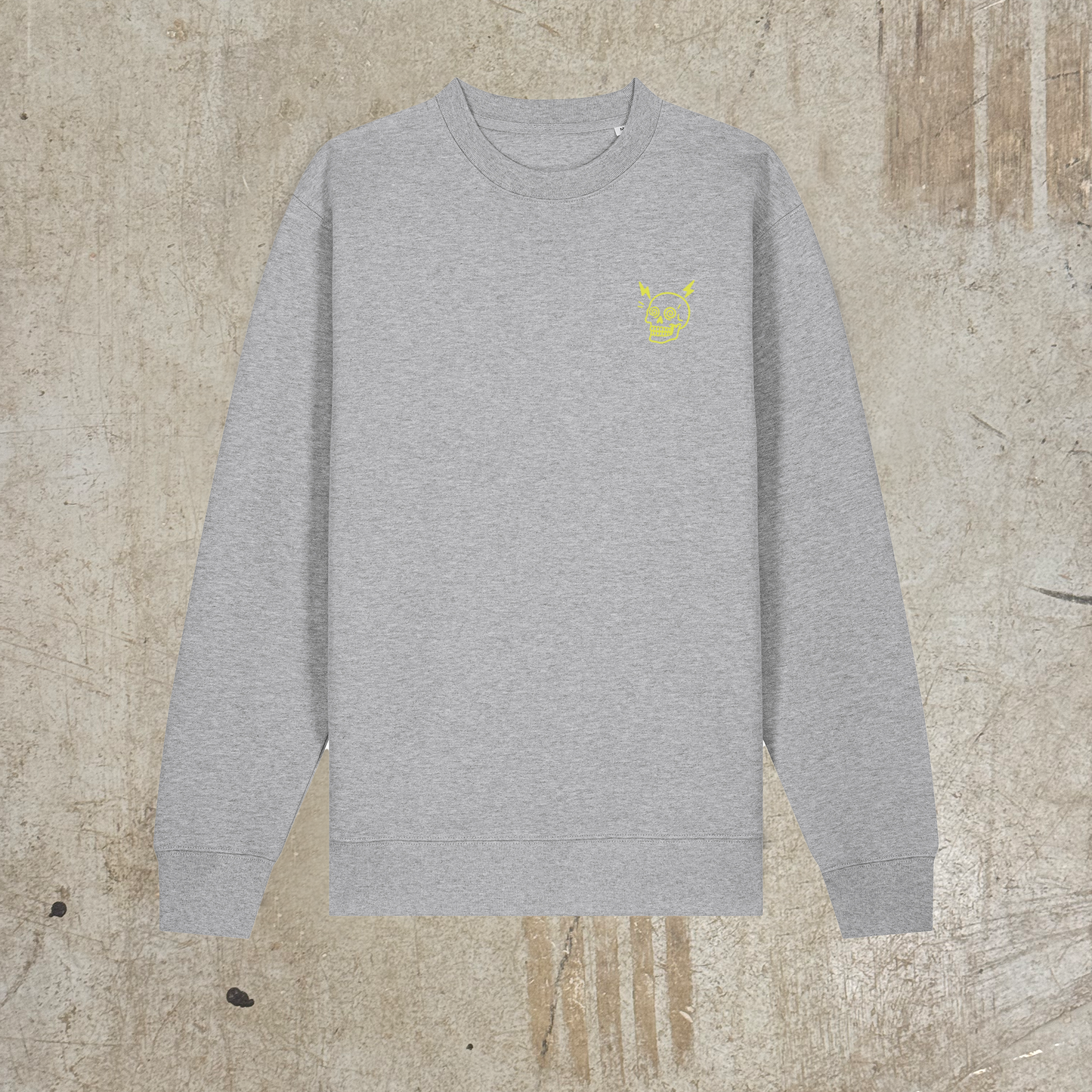 'LIFT HEAVY DON'T DIE' HEAVYWEIGHT SWEATSHIRT - GREY