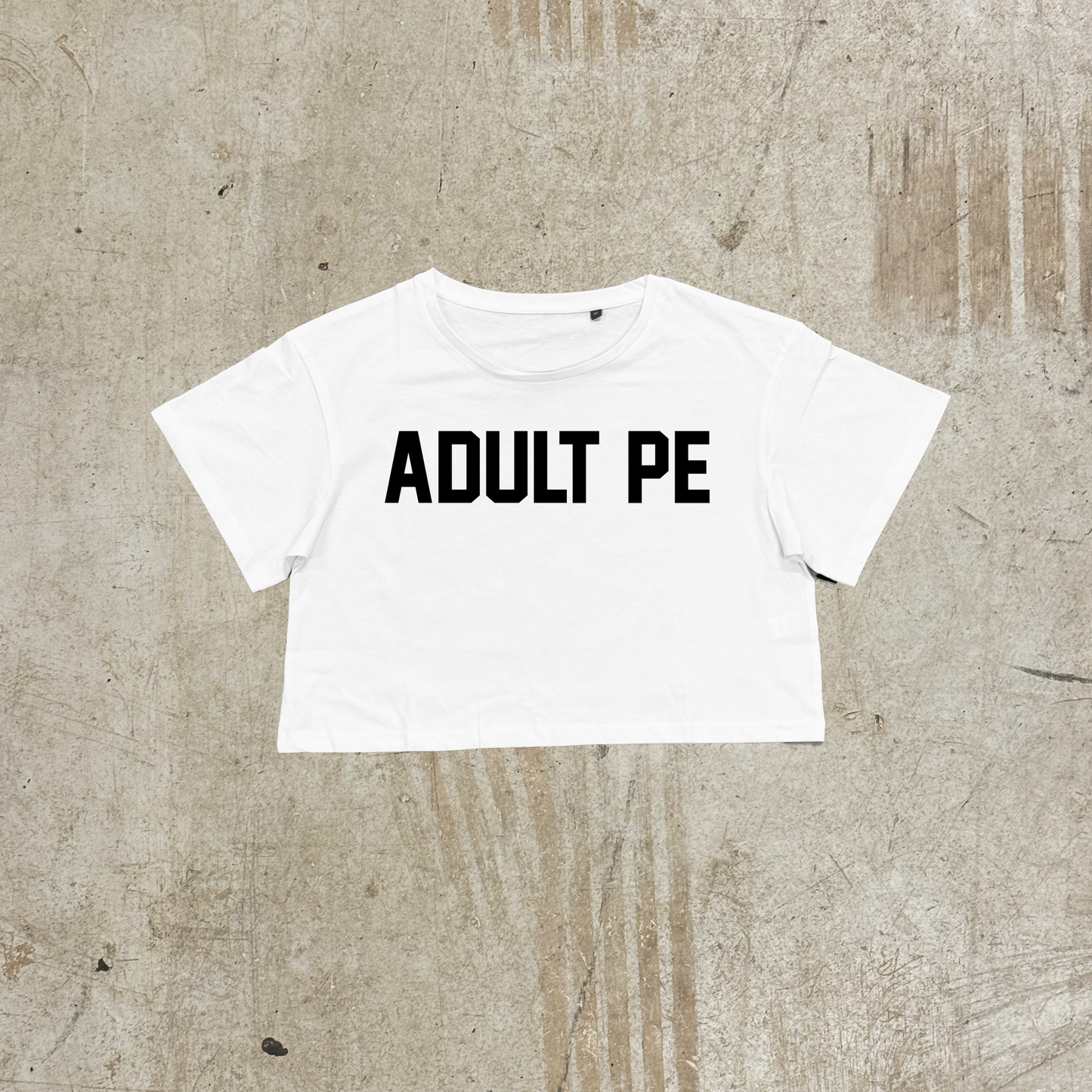 'OG ADULT PE' BLACK - WHITE CROP