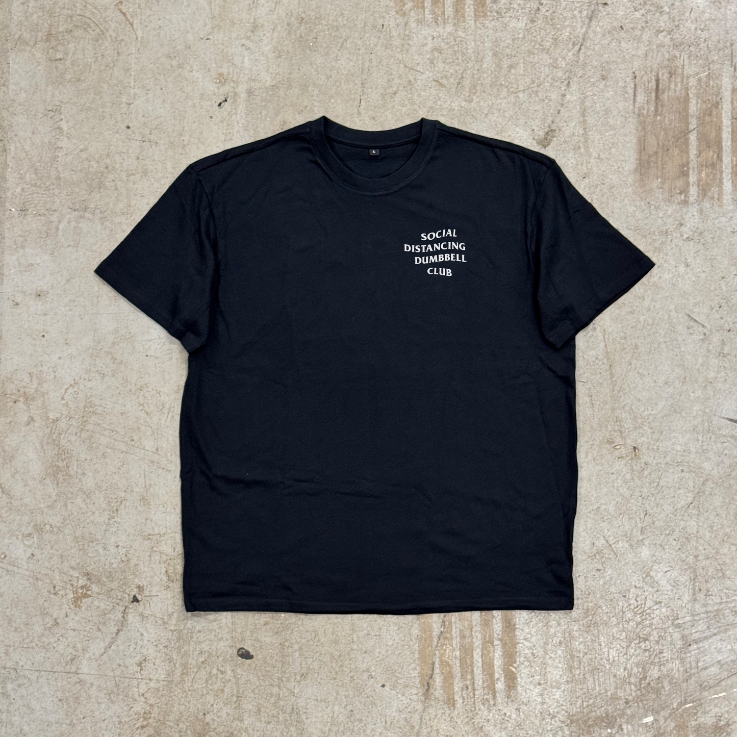 'SDDC'- OVERSIZED HEAVY TEE BLACK