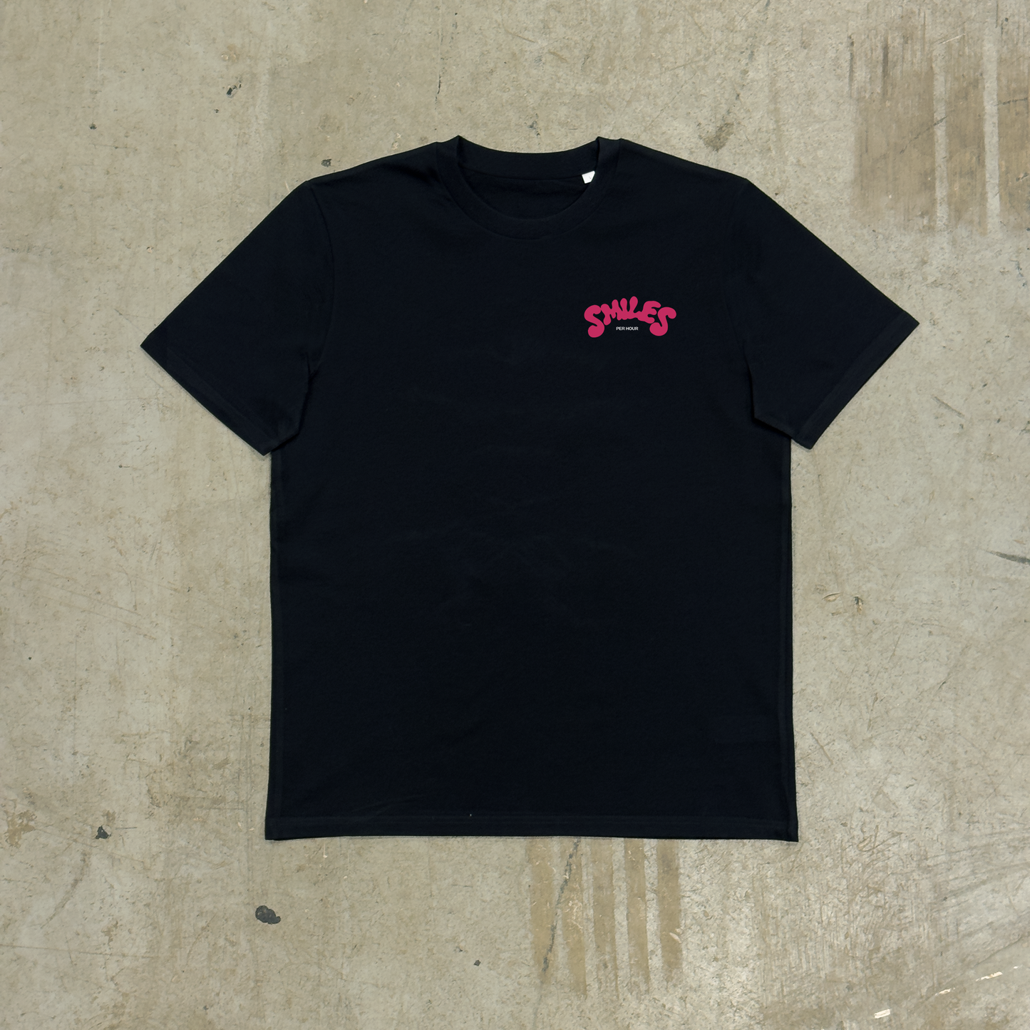 'SMILES PER HOUR FUN CLUB'- BLACK TEE