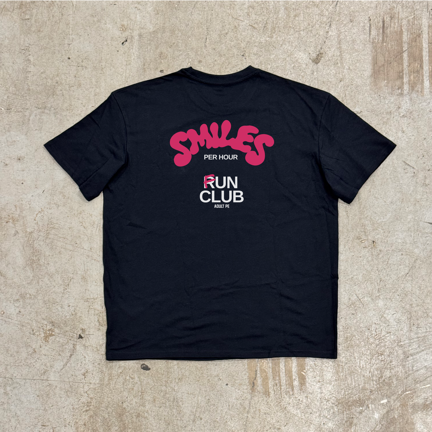 'SMILES PER HOUR FUN CLUB'- OVERSIZED HEAVY TEE