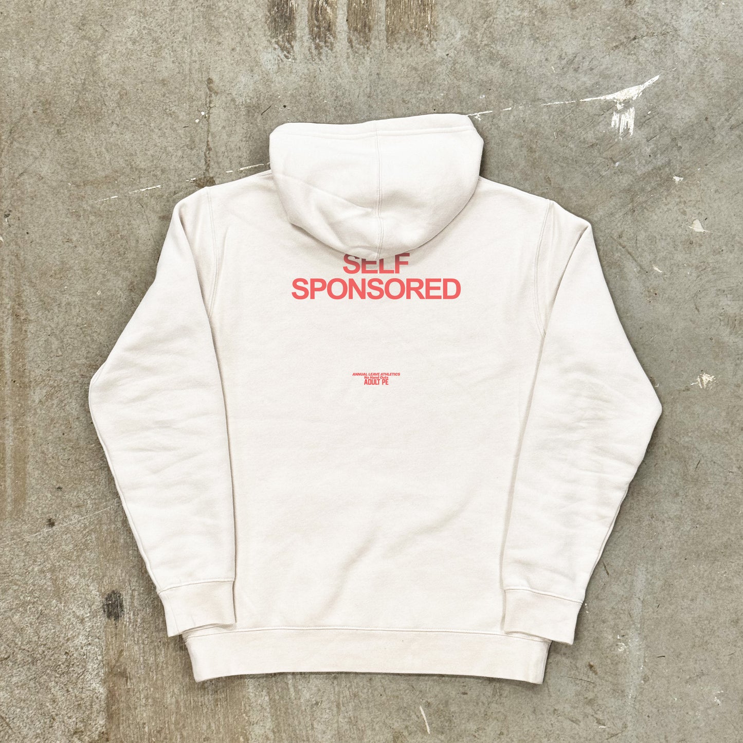 'Self Sponsored' Bone Hoodie - Mens