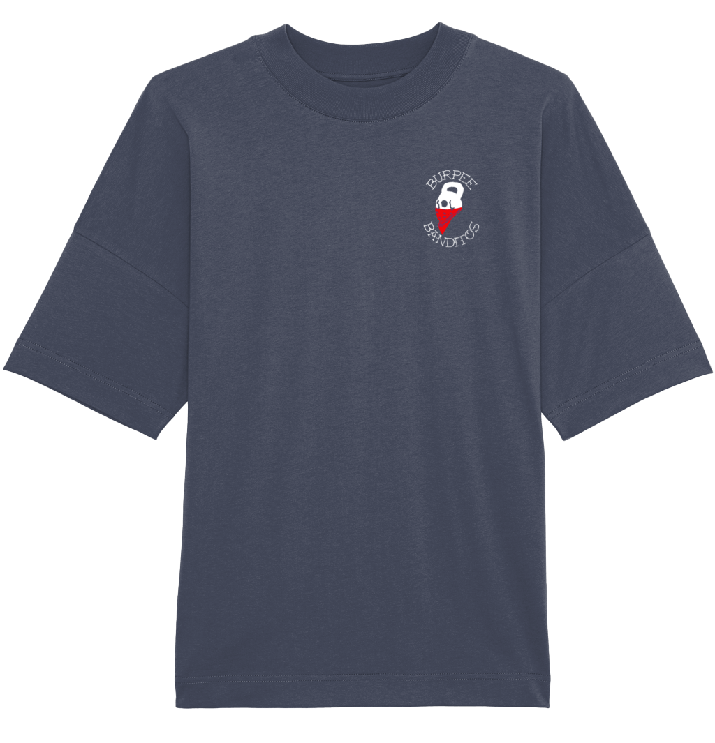 'BURPEE BANDITOS'- OVERSIZED, HIGH COLLAR TEE