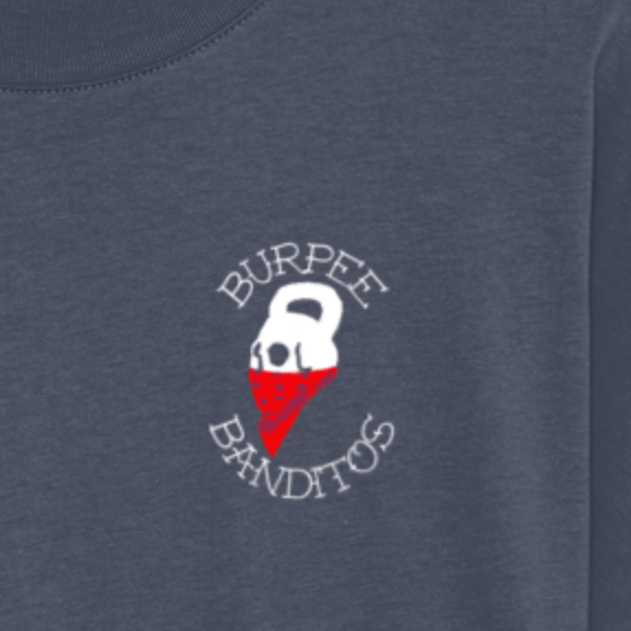 'BURPEE BANDITOS'- OVERSIZED, HIGH COLLAR TEE