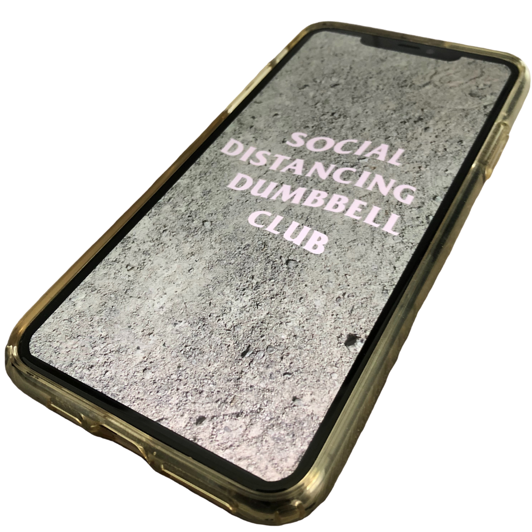'SOCIAL DISTANCING DUMBBELL CLUB' E-book