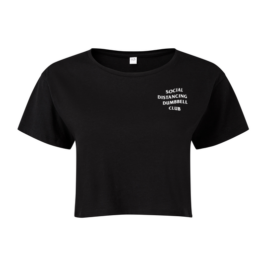 'SDDC' CROPPED TEE - BLACK