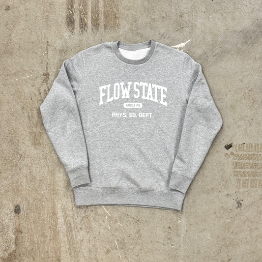 'FLOW STATE' Grey Sweatshirt - Mens