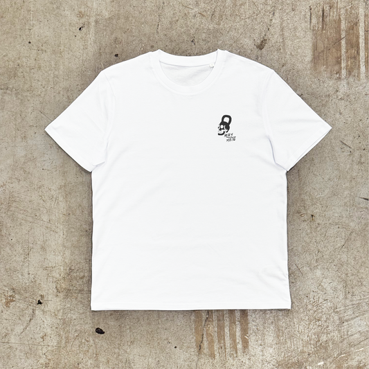 'HEAVIER METAL BLACK'- WHITE TEE