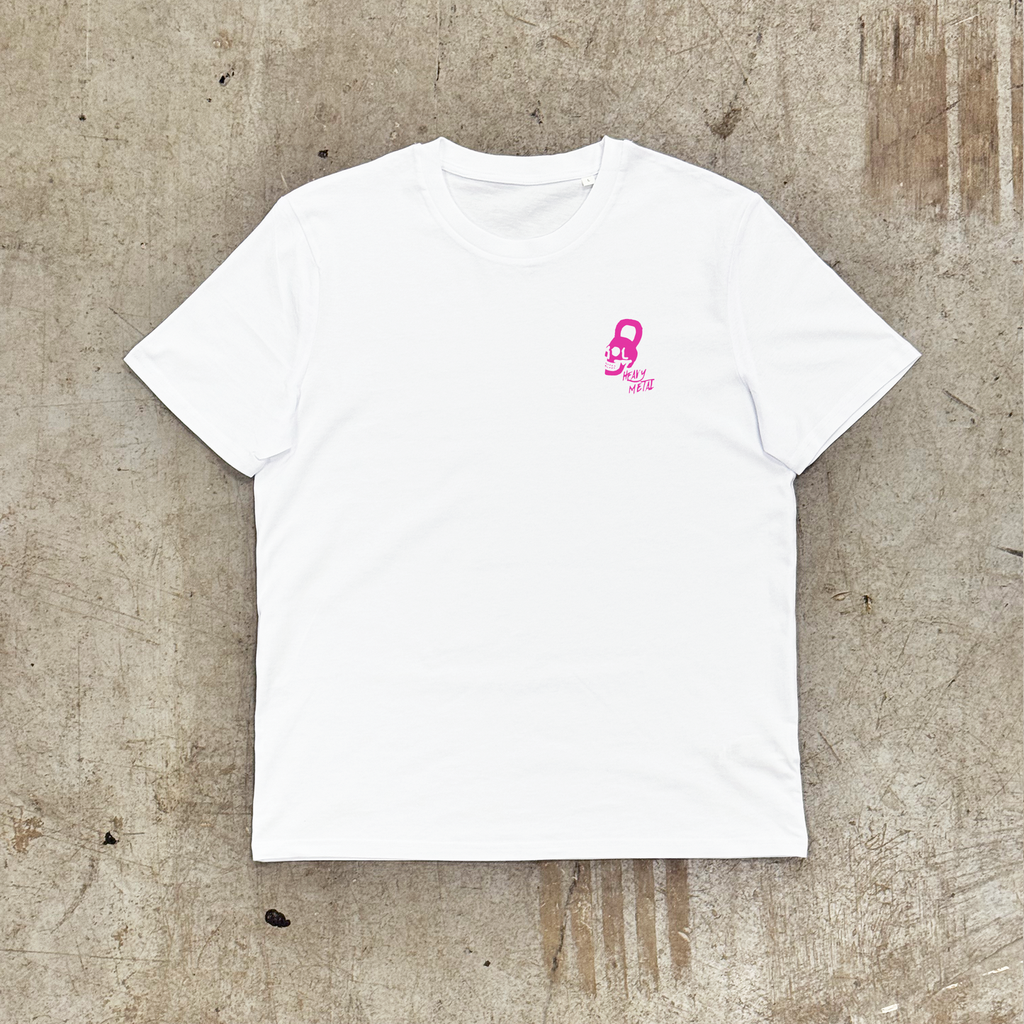 'HEAVY METAL' White Heavy Tee - Womens