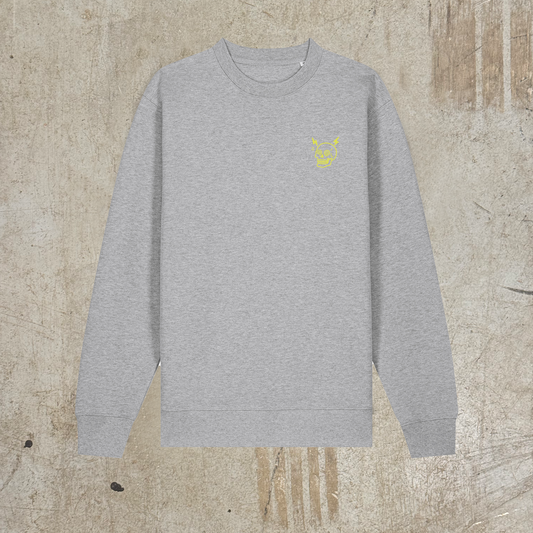 'LIFT HEAVY DON'T DIE' HEAVYWEIGHT SWEATSHIRT - GREY