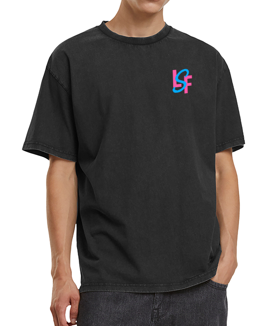LSF 'MIAMI' TEE - VINTAGE BLACK