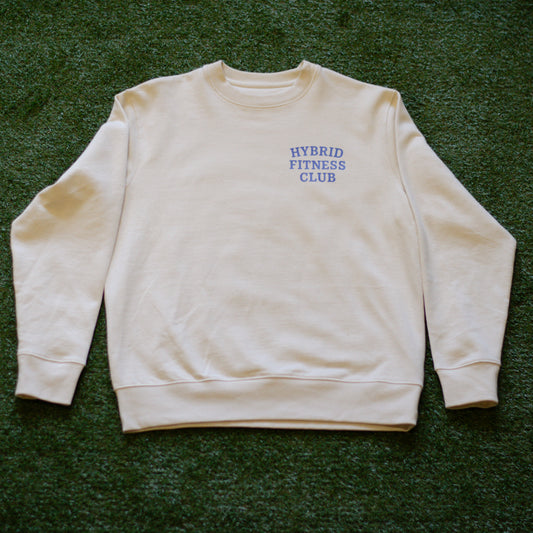 Hybrid Fitness Club Sweatshirt - Natural Cotton