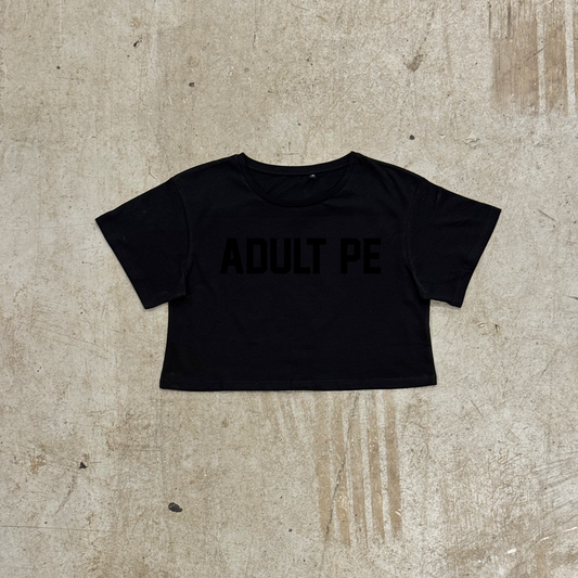 'OG ADULT PE' STEALTH - BLACK CROP