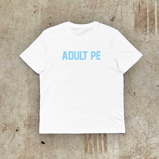 'OG ADULT PE' BLUE - WHITE TEE