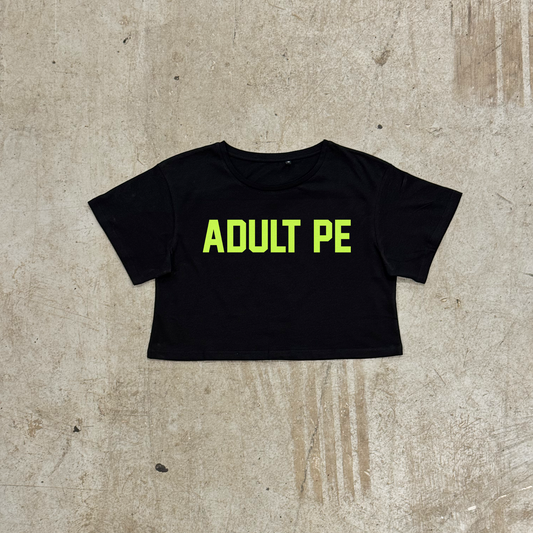 'OG ADULT PE' GREEN - BLACK CROP