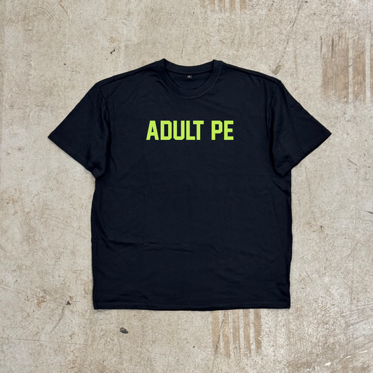 'OG ADULT PE' GREEN - OVERSIZED HEAVY TEE