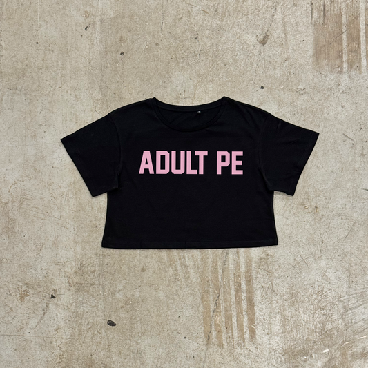 'OG ADULT PE' PINK - BLACK CROP