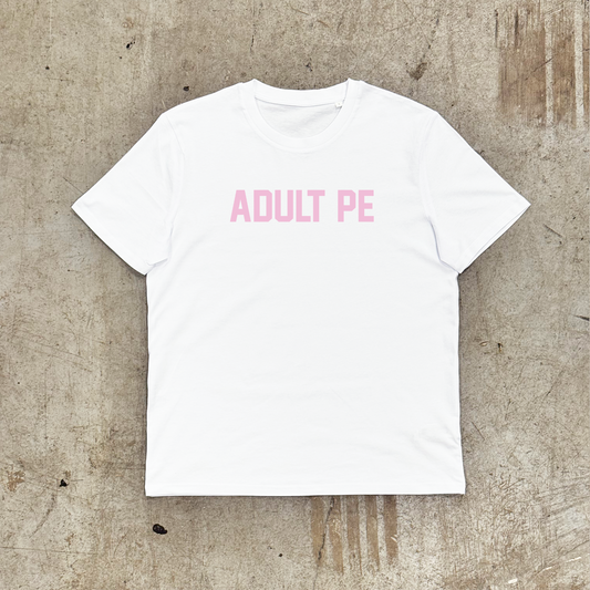 'OG ADULT PE' PINK - WHITE TEE