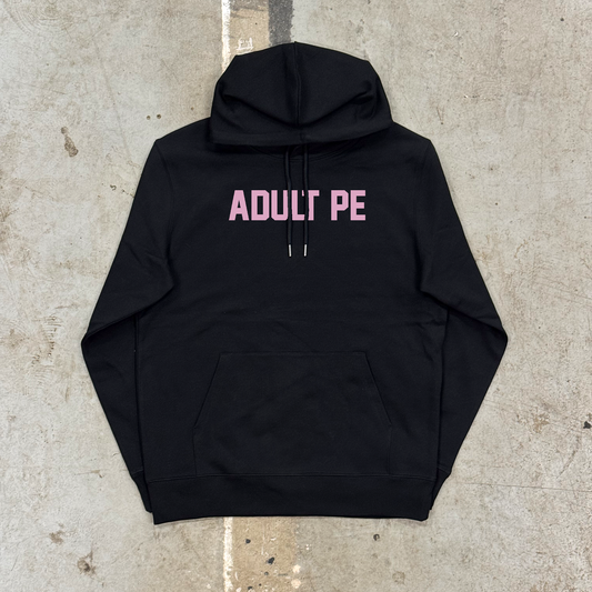 'OG' PINK WARM UP HOOD - BLACK