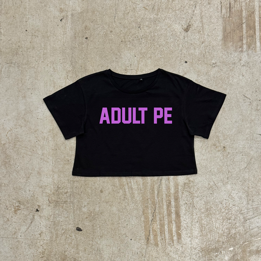 'OG ADULT PE' PURPLE - BLACK CROP