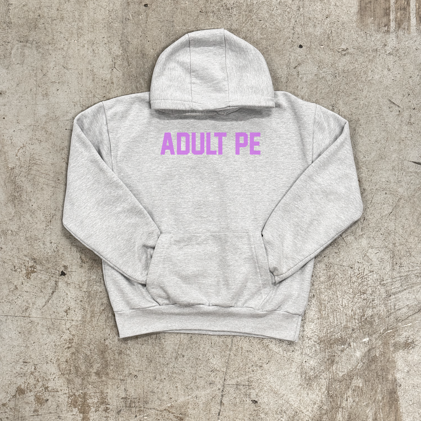 'OG' PURPLE HEAVYWEIGHT HOOD - GREY