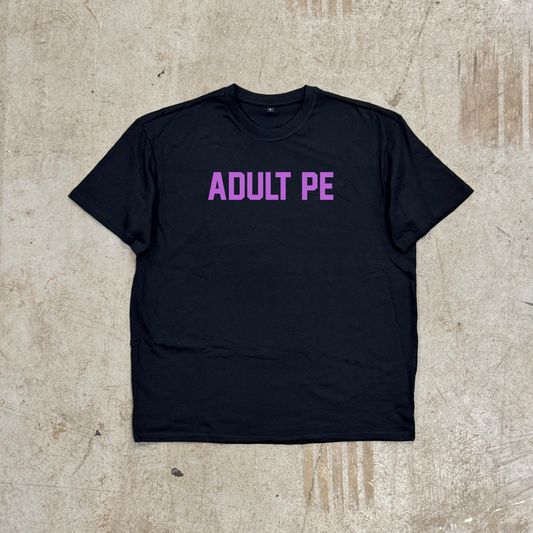 'OG ADULT PE' PURPLE - OVERSIZED HEAVY TEE