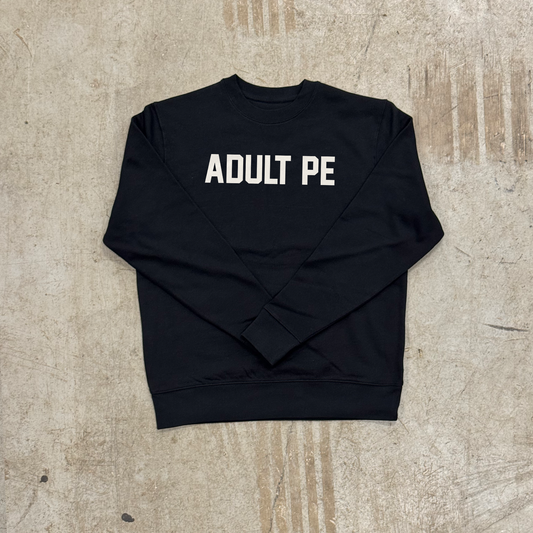 'OG ADULT PE' HEAVYWEIGHT SWEATSHIRT - BLACK