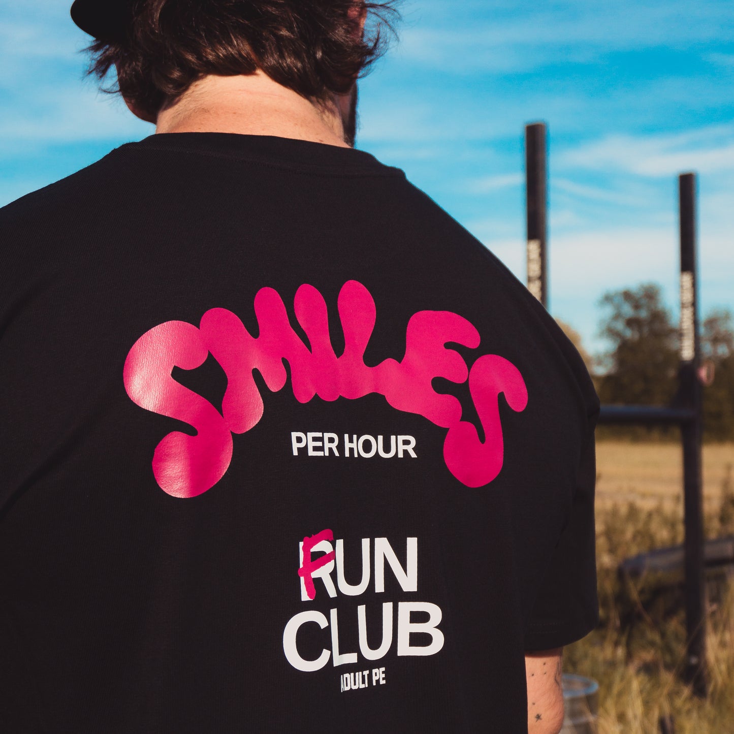 'SMILES PER HOUR FUN CLUB'- OVERSIZED HEAVY TEE