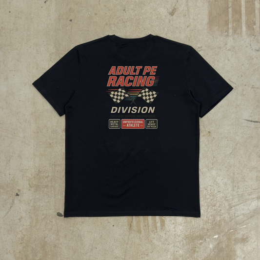 'RACING DIVISION'- BLACK TEE