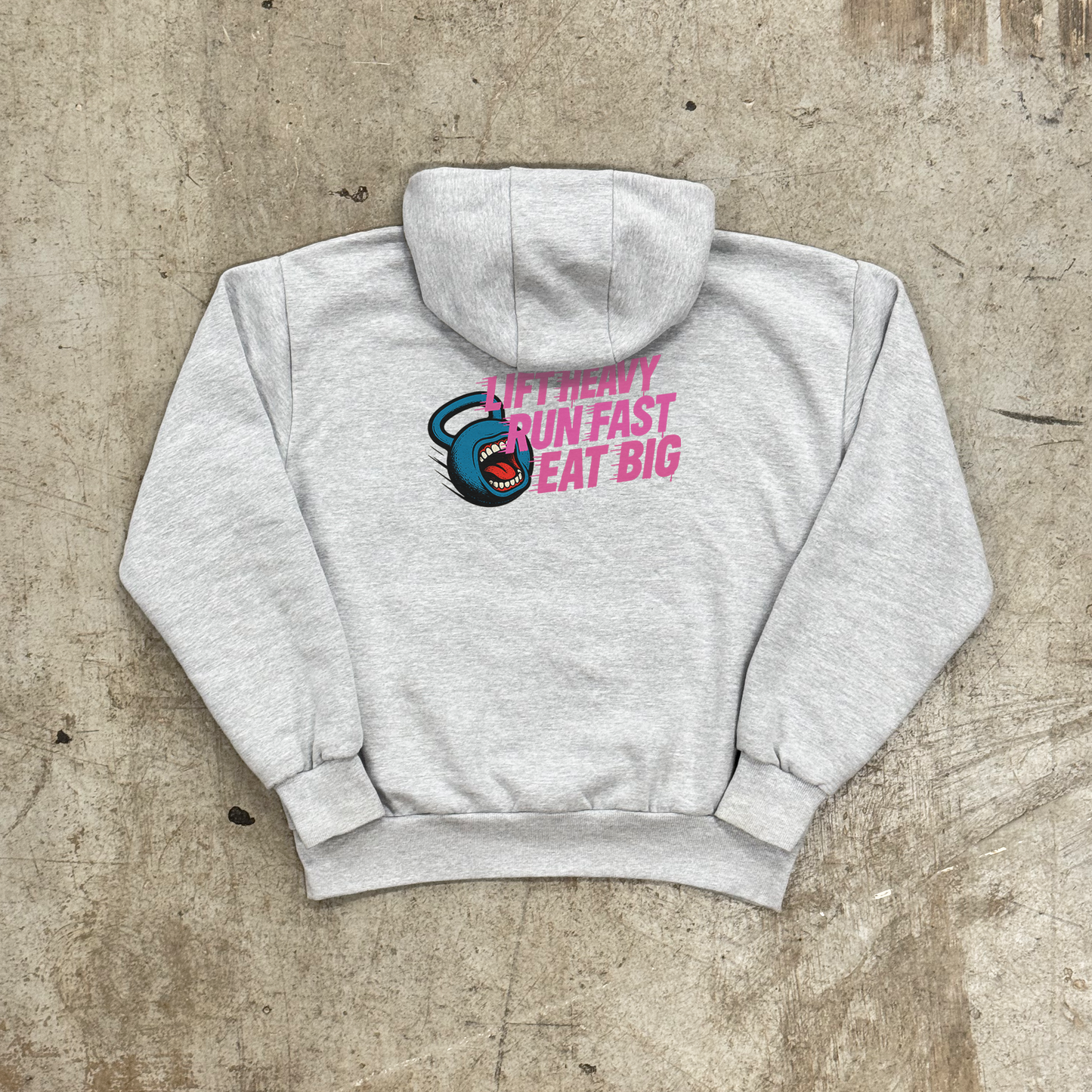 'SCREAMING BELL' HEAVYWEIGHT HOOD - GREY