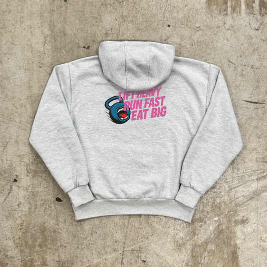 'SCREAMING BELL' HEAVYWEIGHT HOOD - GREY