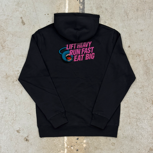 'SCREAMING BELL' WARM UP HOOD - BLACK