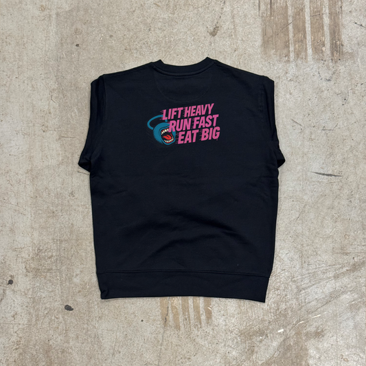 'SCREAMING BELL' HEAVYWEIGHT SWEATSHIRT - BLACK