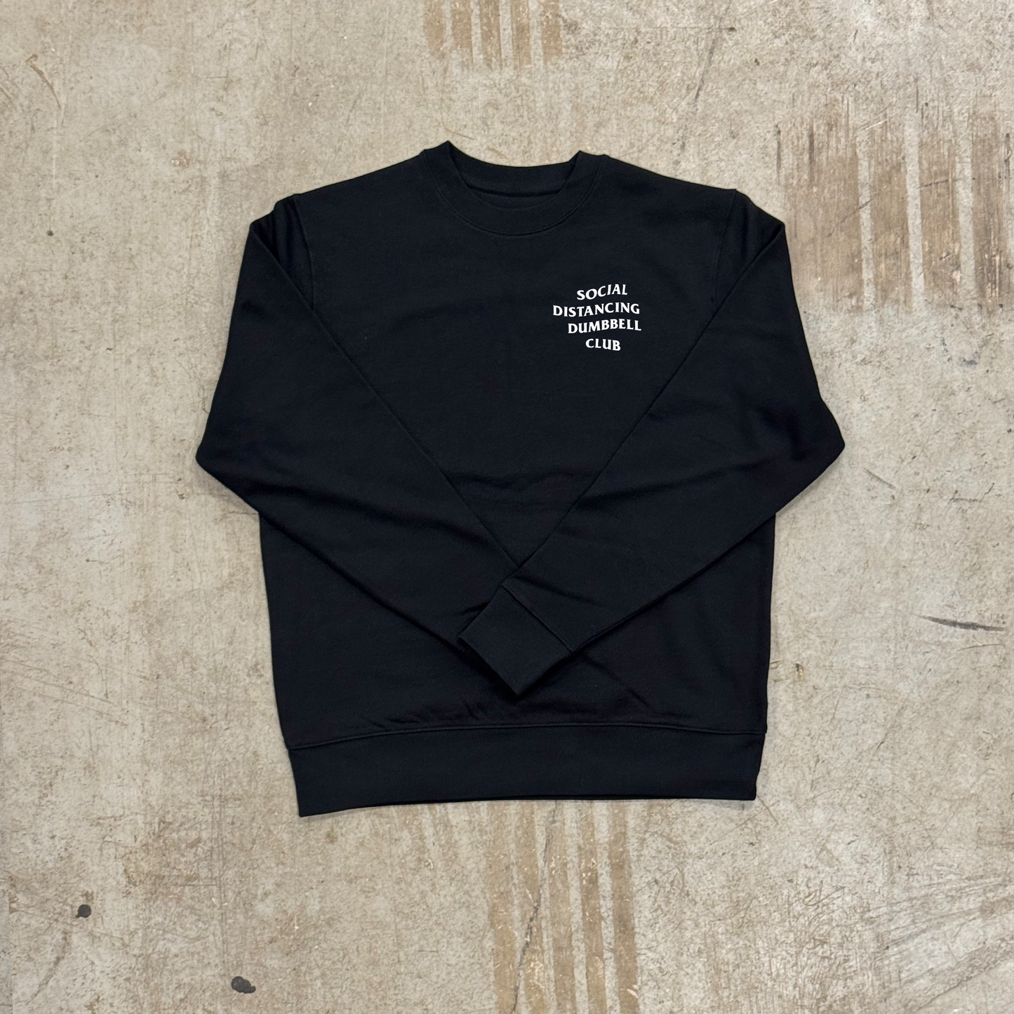 'SDDC' HEAVYWEIGHT SWEATSHIRT - BLACK