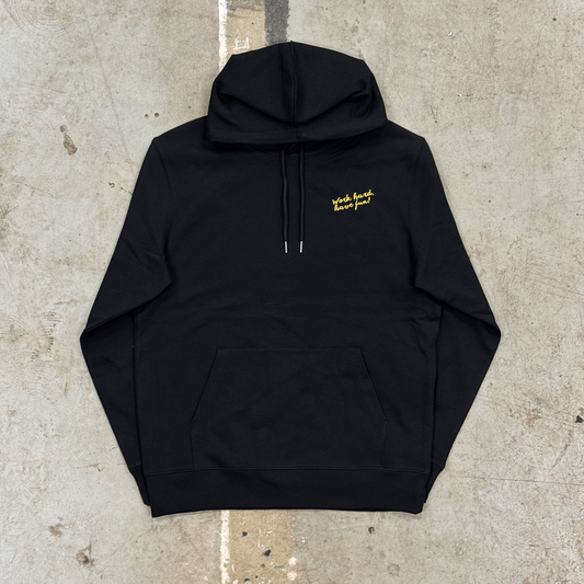 'Suffering isn't Mandatory' Black Hoodie - Womens