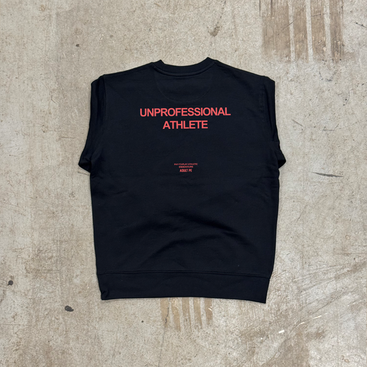 'UNPROFESSIONAL ATHLETE' HEAVYWEIGHT SWEATSHIRT - BLACK